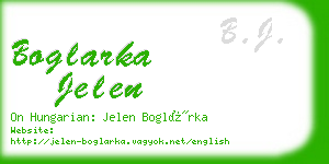boglarka jelen business card